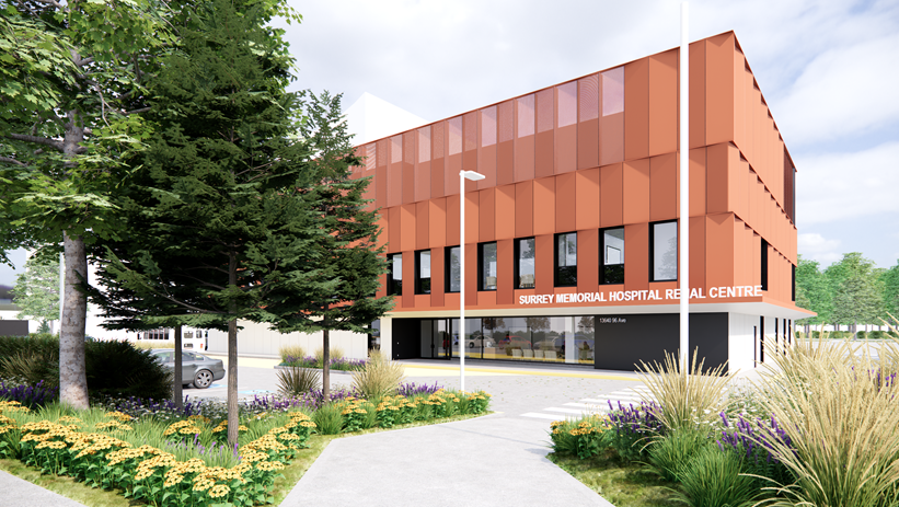 Rendering of Surrey Memorial Hospital Renal Centre