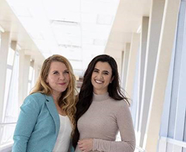 Dr. Katrina Plamondon (left) and Dr. Sana Shahram (right)