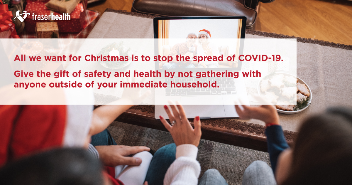 COVID-19 Winter Holiday Guide - Fraser Health Authority