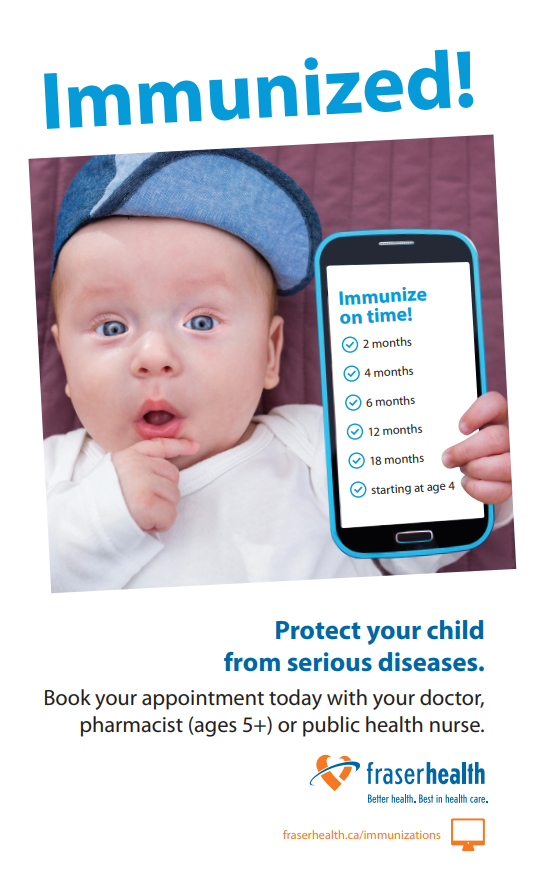 baby immunization poster