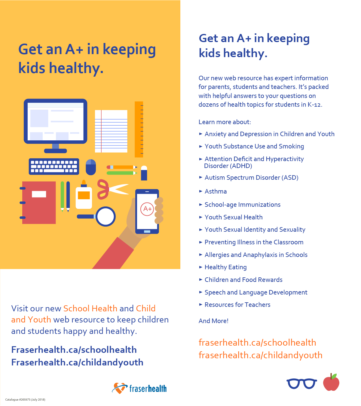 Promote Our School Health Web Resource Fraser Health Authority