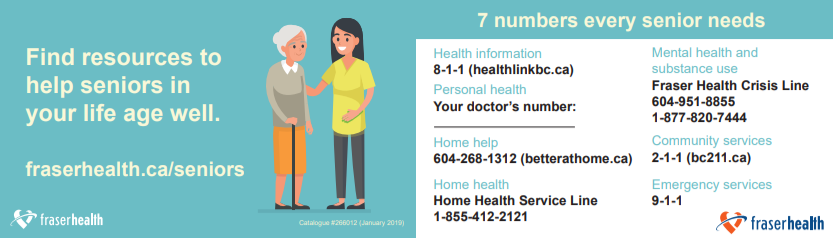 Seniors web resource business cards