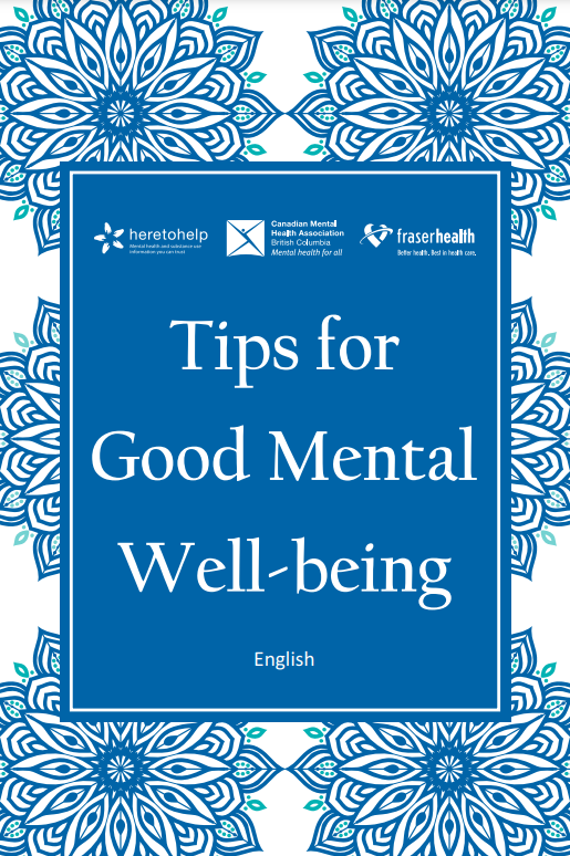 Tips for good mental health and well-being