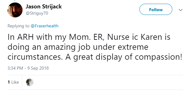 Abbotsford Regional Hospital high five