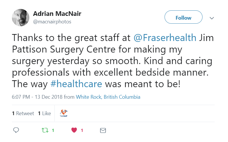 Jim Pattison high five, December 14