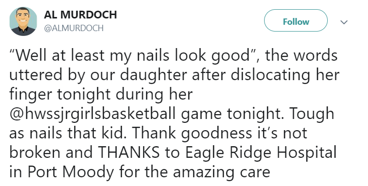 Eagle Ridge Hospital high five - January 9, 2019