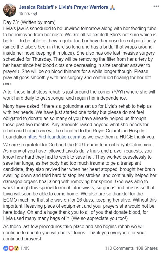 Royal Columbian Hospital high five, January 15, 2019