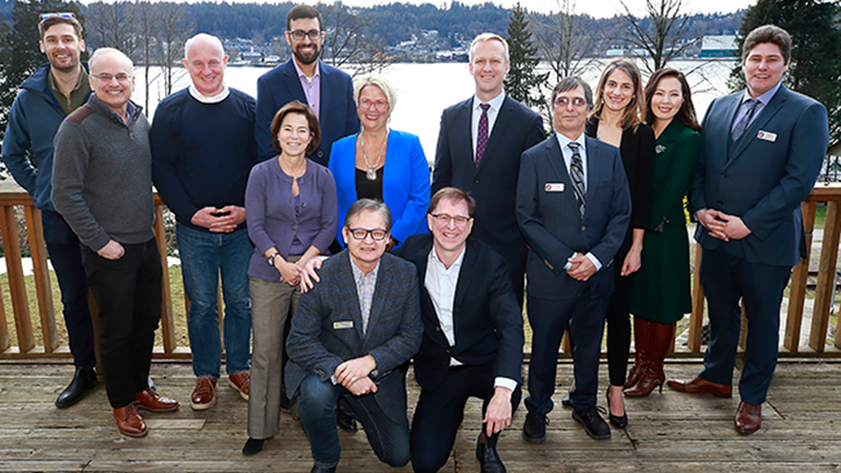 Attendees at the announcement for the primary care network in the northwest Fraser Health communities in partnership with the Northwest Division of Family Practice.