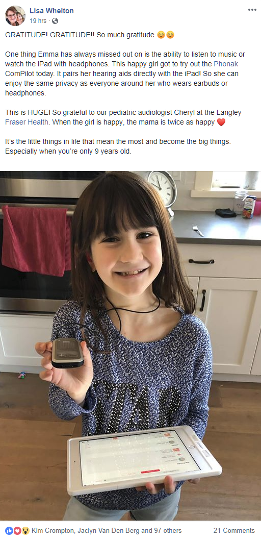 High five for Langley Public Health Hearing Clinic