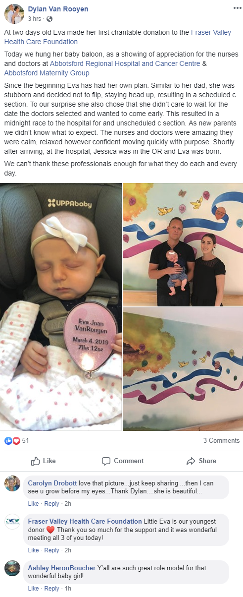 Abbotsford Regional Hospital high five, May 10