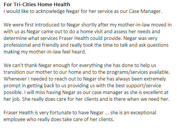 High 5 for Tri-Cities Home Health