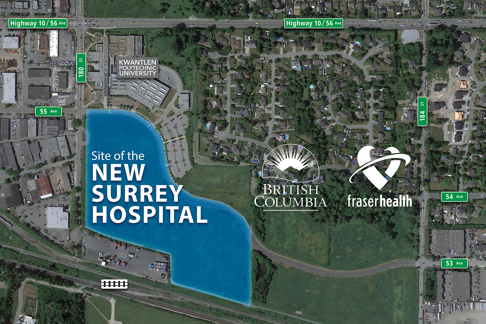 Directions & parking It's official: second hospital coming for people in Surrey - Fraser