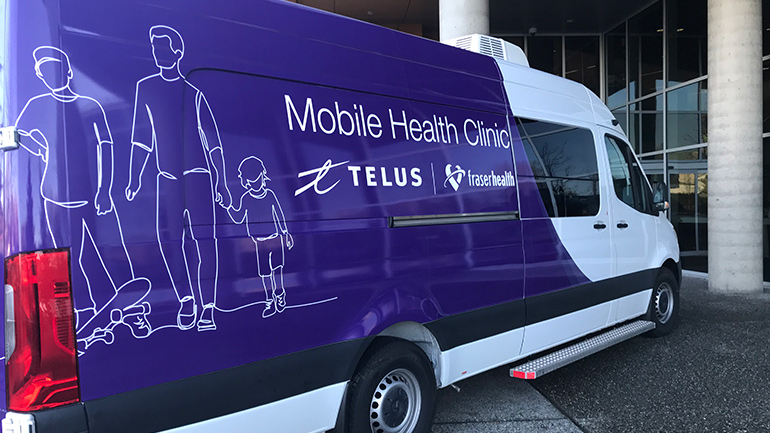 Telus Mobile Health Clinic van