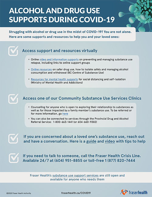 Struggling with alcohol or drug use in the midst of COVID-19? You are ...