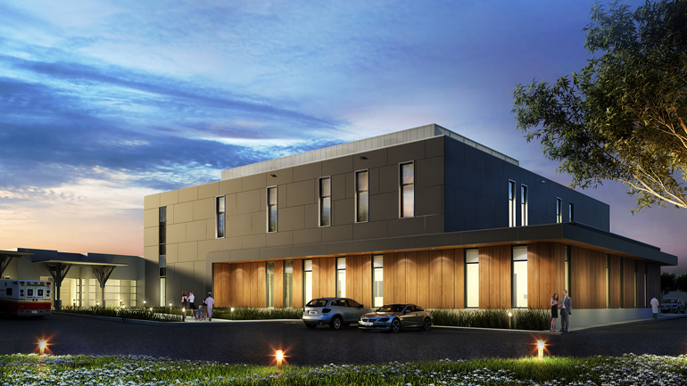 Render of Delta Hospital