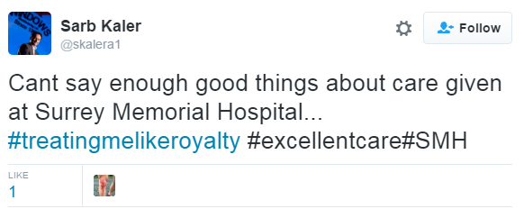 Screenshot of Sarb Kaler's post on Twitter