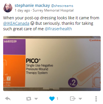 Screenshot of Stephanie Mackay's post on Twitter