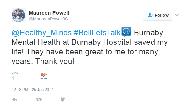 Screenshot of Maureen Powell's post on Twitter