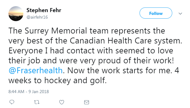 Screenshot of Stephen Fehr's post on Twitter