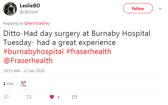 Screenshot of LeslieBD's post on Twitter