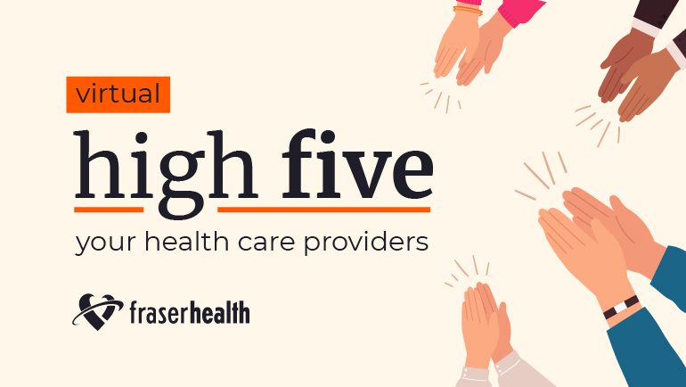 virtual high five your health care provider