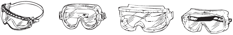 sketch of goggles