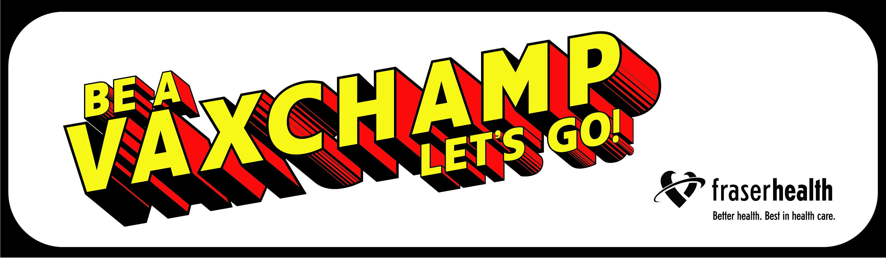Be a VaxChamp Let's go!