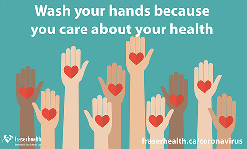 Wash your hands because you care about your health
