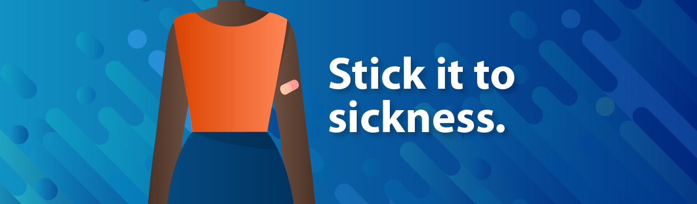 Change the story. Get vaccinated for flu and COVID-19.