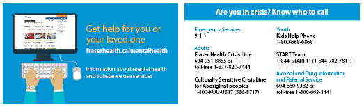 mental health business card