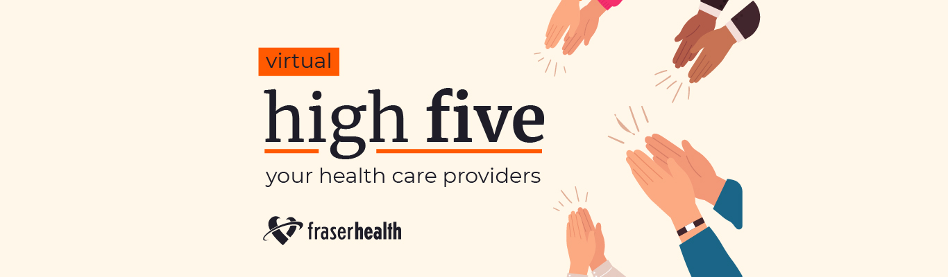 high five your health care provider