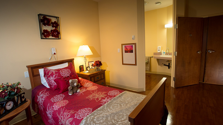 Guildford Seniors Village resident room