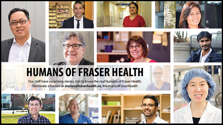 Collage of Fraser Health profiles