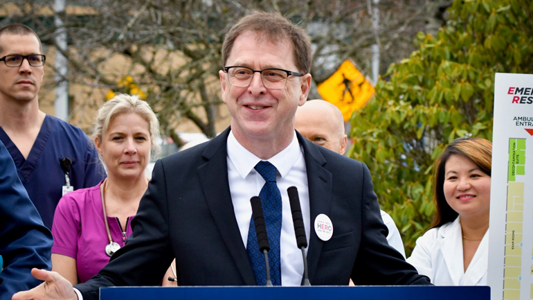 Minister of Health, Adrian Dix