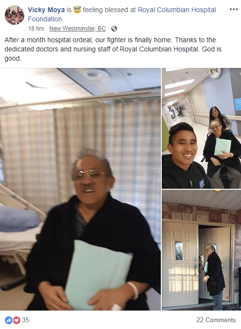 Royal Columbian Hospital high five