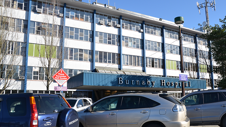 Exterior of Burnaby Hospital