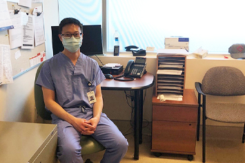 Dr. Kim at the second Post-COVID-19 Recovery Clinic opens in Fraser Health