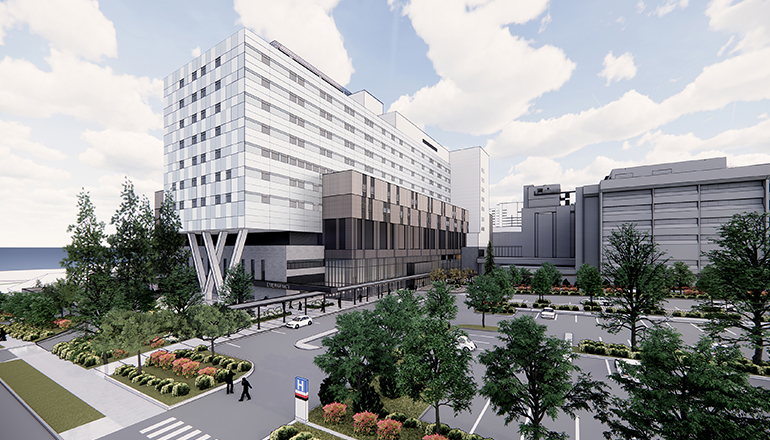 Royal Columbian Hospital redevelopment rendering