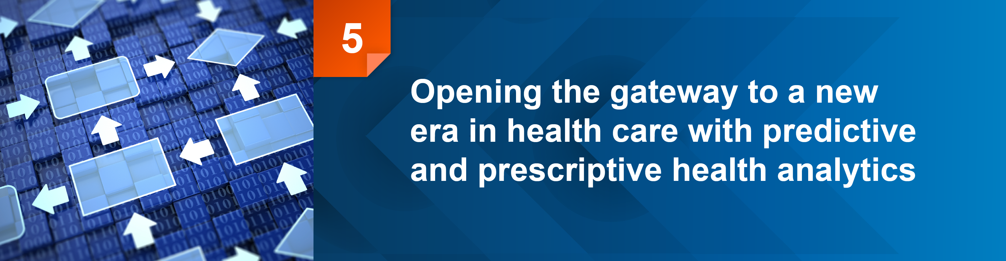 Opening the gateway to a new era in health care with predictive and prescriptive health analytics