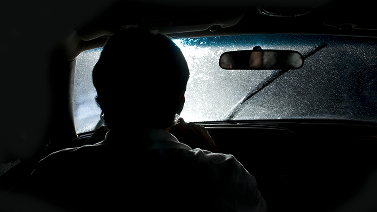 Dark night driving
