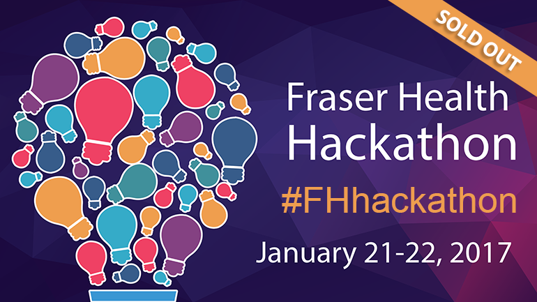 Fraser Health Hackathon Poster