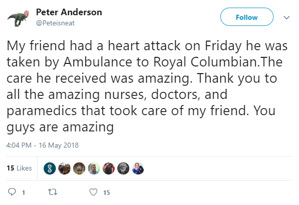 Peter Anderson's post on Twitter.