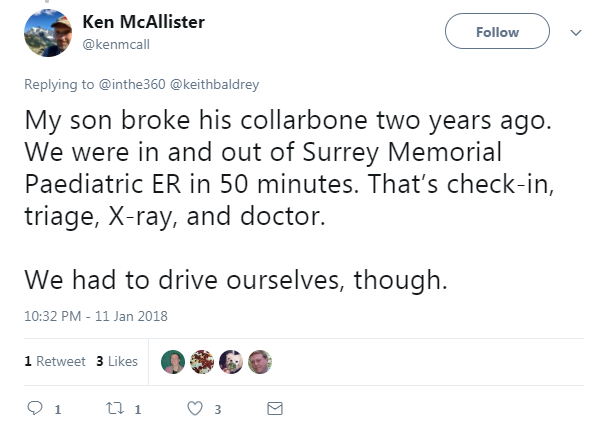 Screenshot of Ken McAllister's post on Twitter