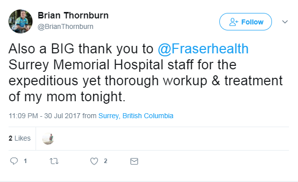 Screenshot of Brian Thornburn's post on Twitter