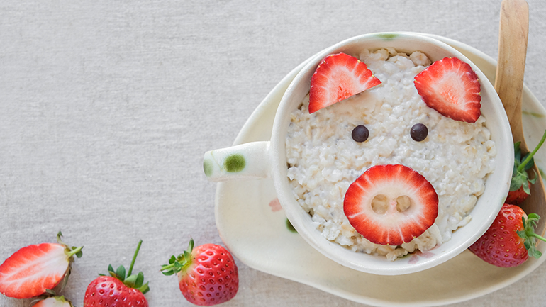 Oats and Strawberries