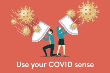 Use your COVID sense graphic