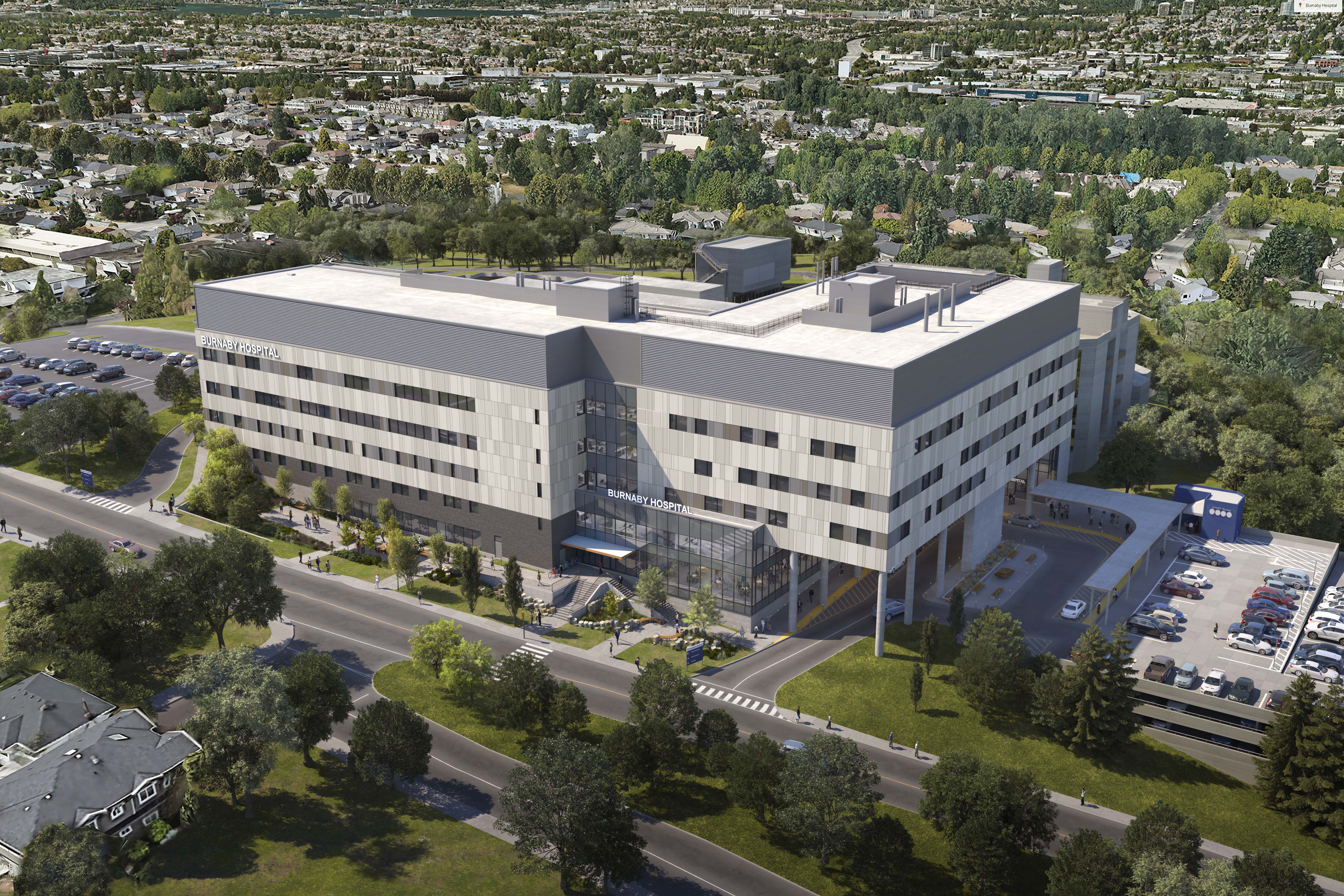Burnaby hospital redevelopment update July 2021