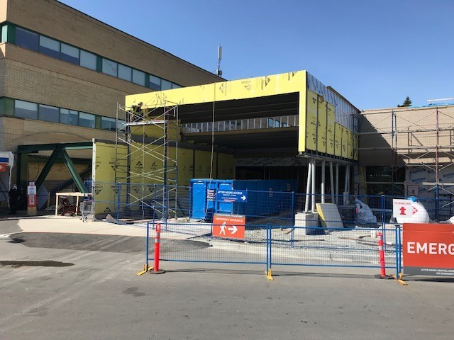 Emergency department tunnel demolition