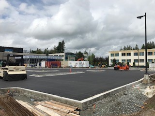 Emergency department main parking lot paving