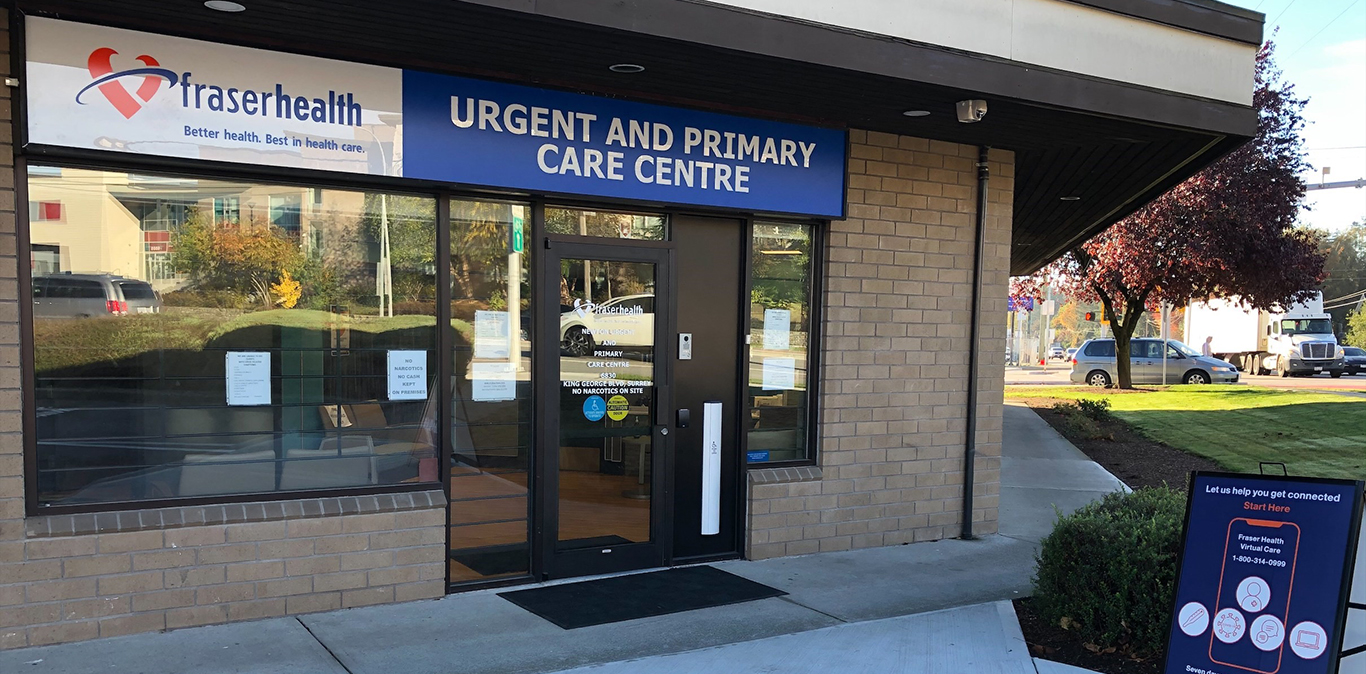 Outside of the Surrey-Newton UPCC.